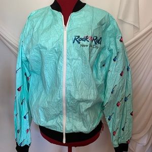 80s China club tie tytek windbreaker jacket